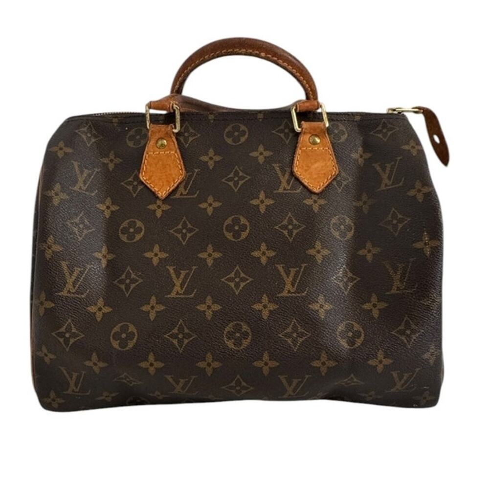 Louis Vuitton Baby Speedy 30 Monogram Canvas Satchel Handbag